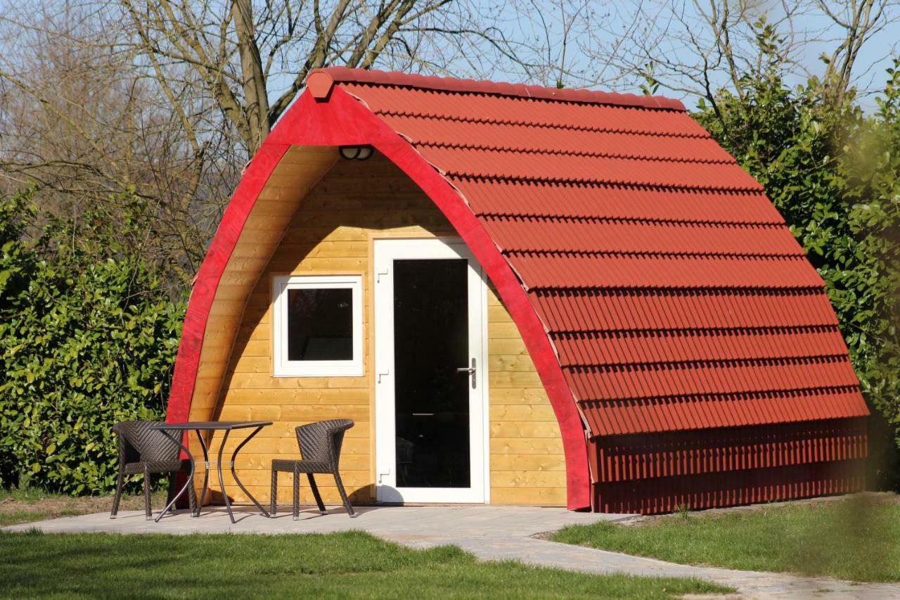 Luxe Eco Pod Op Camping De Stal Drijber Exterior foto