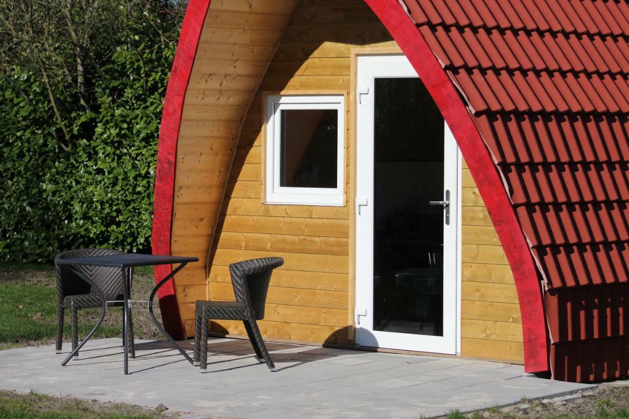 Luxe Eco Pod Op Camping De Stal Drijber Exterior foto